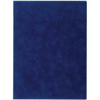 VICTORIA OFFICE Obal na certifikáty, semišový A4 modrý