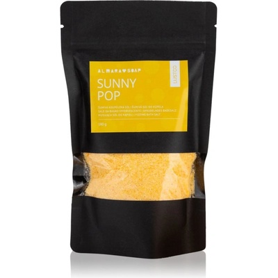 Almara Soap Bath Salt Sunny Pop оцветяваща сол за вана 180 гр