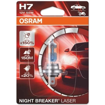 Image 1 of OSRAM NIGHT BREAKER LASER (NEXT GEN) PX26d H7 55W 12V (64210NL-01B)