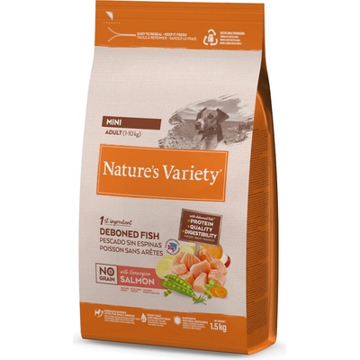 Natures Variety Original No Grain Mini Adult losos 3 x 1,5 kg