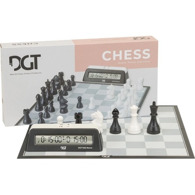 Šachový set s hodinami DGT box 40x40