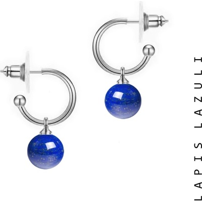 Taboo kruhové náušnice Spirit of Nature Lapis lazuli tbe011