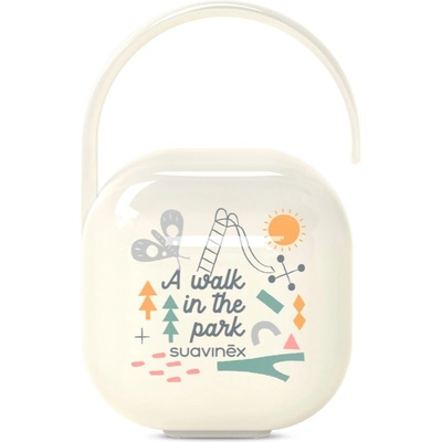 Suavinex Walk кутийка за биберон Cream