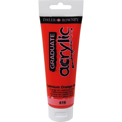 Daler-Rowney Graduate АКРИЛНА боя Cadmium Orange Hue 120 ml 1 бр (123120619)