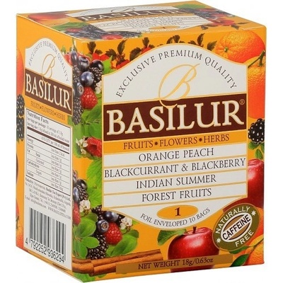 Basilur Fruit Infusions Assorted Vol. I. 10 x 1,8 g