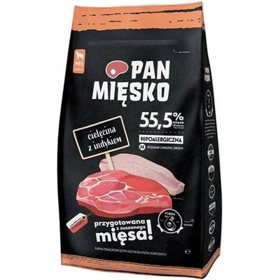 PAN MIĘSKO Telecí a krůta 9 kg