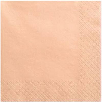 PartyDeco ubrousky papírové 3V LOSOSOVÉ 33x33cm