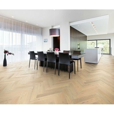 Kährs Herringbone Dub cd krémovo biely 111PCDEKFVKE600 2.30 m²