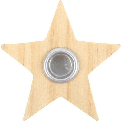 Spirit of Equinox Magic Spell Candles NATURALE STAR Svícen pro magické svíčky, 6 x 1,7 cm