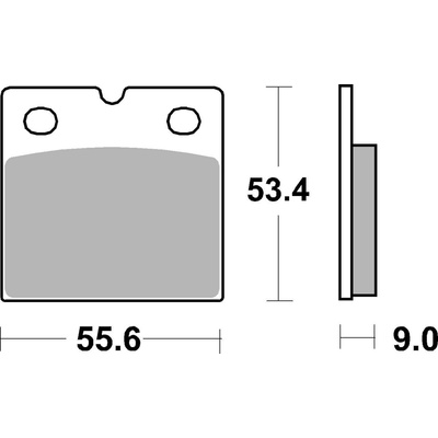 Brzdové destičky BREMBO 07BB14SP