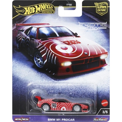 Mattel Hot Wheels FPY86 Prémiové auto velikáni BMW M1 Procar