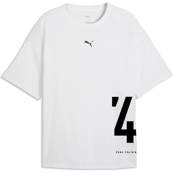 PUMA Тениска Puma Men's Graphic Oversized T-Shirt - Puma White