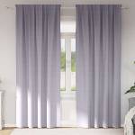 Pure Line Home Плътни завеси в цвят сив с комбиниран перделък, 2 бр. , 140 x 245 см - zalegloto - 53,98 лв