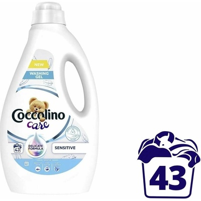 Coccolino Care Sensitive tekutý prací přípravek 43 PD 1,72 l