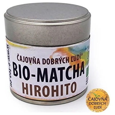 Čajovňa dobrých ľudí Matcha Hirohito BIO čaj v dóze čajovne 40 g