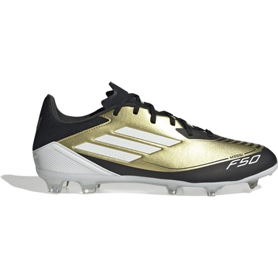 Adidas Футболни бутонки Adidas F50 League Adults Firm Ground Football Boots - Gold/Black