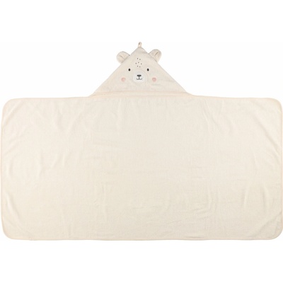 4Living dětský ručník s kapucí TEDDY 70 x 140 cm bílý
