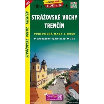Strážovské vrchy Trenčín 1:50 000