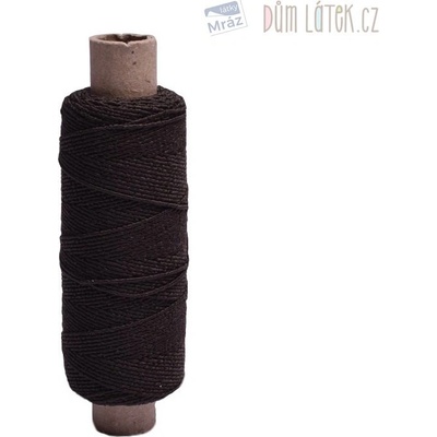 Pružná niť Optex 0,5mm tmavo hnedá