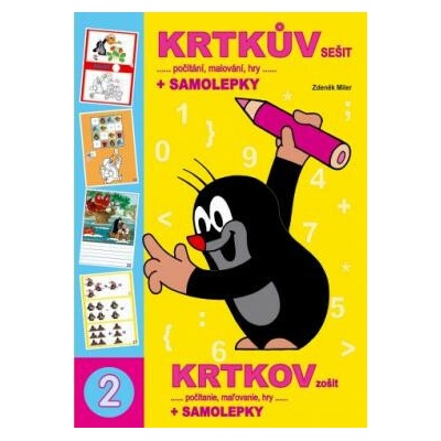 Krtkov zošit + samolepky - Zdeněk Miler