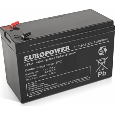 EUROPOWER EP 7,2-12 12V 7,2AH