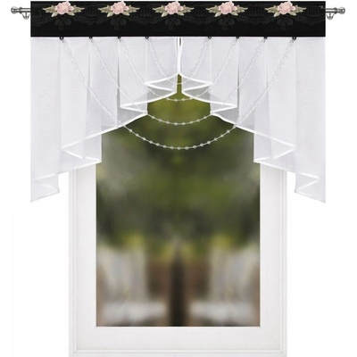 Fliying Dekorační krátká záclona L664 C, 100x70 cm