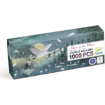 DJECO Панорамен пъзел Djeco от 1000 части - Лунен химн (DJ07688)