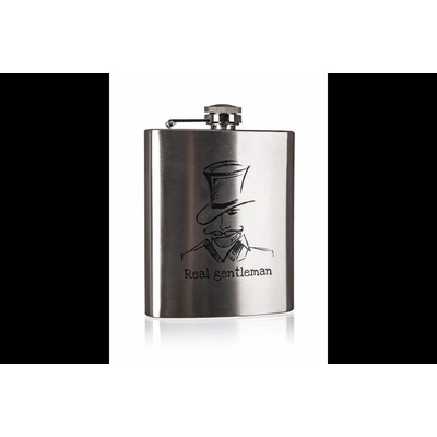 Placatka BANQUET nerezová AKCENT Real gentleman 12,2 x 9,2 x 2,2 cm