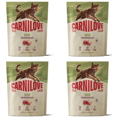 CARNILOVE True Fresh Cat Duck Sterilised 4 x 400 g