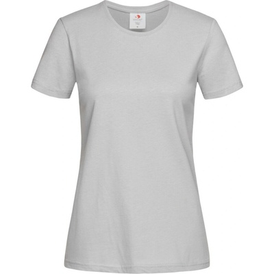 Dámske tričko EKO min. 150g damske seda heather
