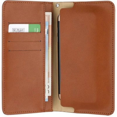 4smarts Универсален Калъф за Телефон, 4Smarts Newtown 5.2" Universal, Кафяв (4S467187)