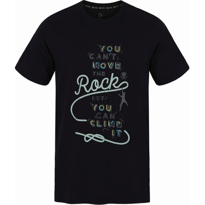 Rafiki Slack pánské triko z biobavlny Dark navy