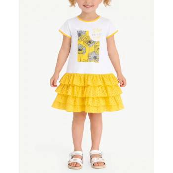 Chicco Girls Dress White/Yellow
