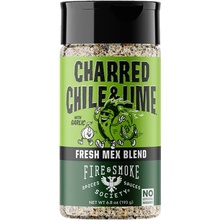 Fire & Smoke BBQ grilovací koření Charred Chile & Lime 193 g