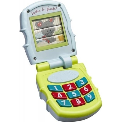 Vulli Interaktivní hračka Hrající telefon žirafa Sophie modrý/zelený HRALS4164A
