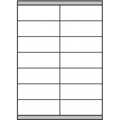 Etikety univerzálne 105x40mm Agipa A4 100 hárkov Apli - Agipa
