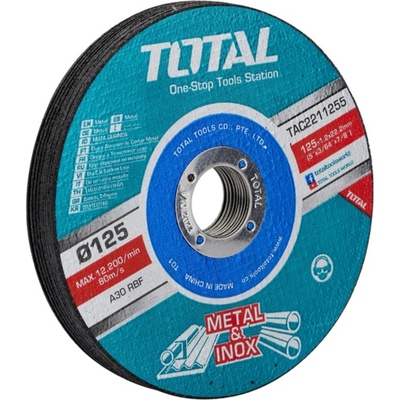 TOTAL Диск за рязане на INOX TOTAL, Ø 125 x 1.2 mm (TL TAC2211255)