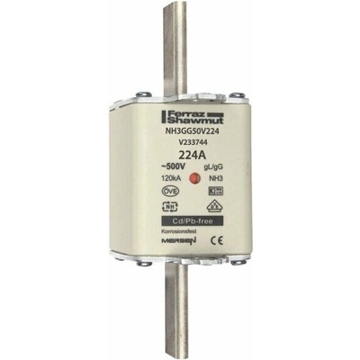 MERSEN Pojistková vložka NH 3C 224A 500VAC gG V233744