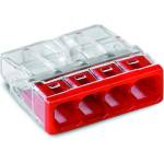 WAGO 2273 КЛЕМА ЗА 4 ТВЪРДИ ПРОВОДНИКА 0, 5-2, 5 mm2 (2273204)