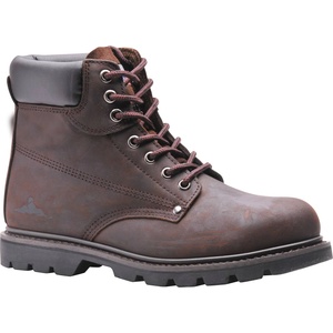 Portwest steelite welted sb hroo fw17 / Предпазни ботуши до глезена, фермерски sb hro - кафяви 40 (fw17brr40)