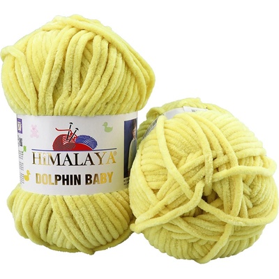 Himalaya příze Dolphin Baby 80313 žlutá – Zboží Dáma