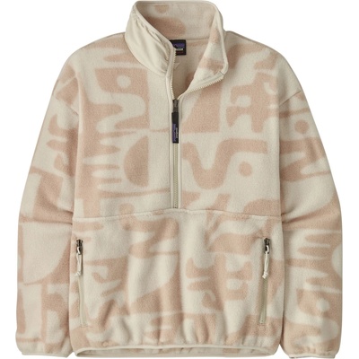 Patagonia Дамско поларено яке Patagonia Women's Synch Marsupial Fleece jacket - Mother Tree: Dyno White - размер XL (105-4267-0915)