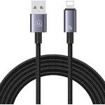 USAMS кабел на Lightning 2, 4A 1м, Charging, тъмносребърен (Usa001360)