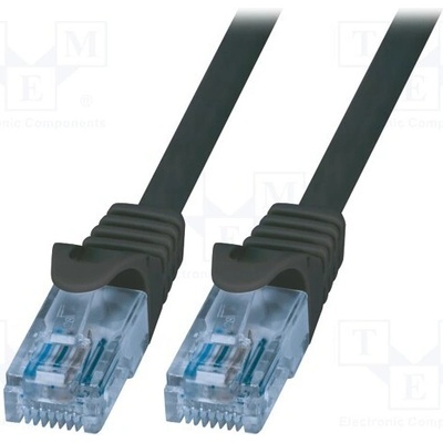 Logilink CP3023U Patch, RJ45 vidlice,z obou stran, U/UTP, 6a, lanko, CCA, PVC