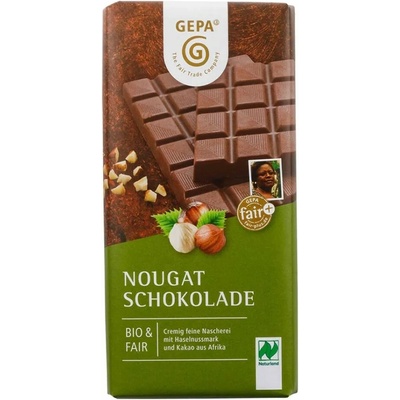 Gepa Bio nugátová s lískovými oříšky 100 g