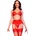 Червен комплект бельо с дантелен дизайн, размер XL - Chilirose CR 4895 (D-245927)