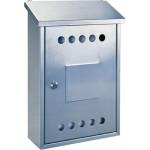 Rottner Rottner bibione - Пощенска метална кутия. С размери: 390х270х115(ВхШхД). Цвят: сив (bibione)