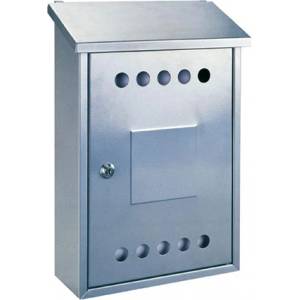 Rottner Rottner bibione - Пощенска метална кутия. С размери: 390х270х115(ВхШхД). Цвят: сив (bibione)