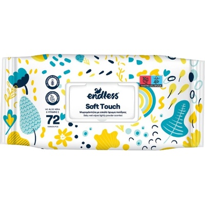 Endless Soft Touch Detské vlhčené obrúsky 72 ks