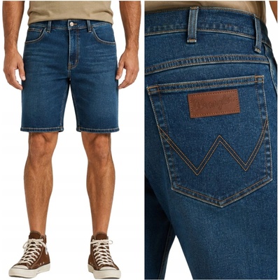 Wrangler pánske rifľové šortky pod kolená Texas Shorts